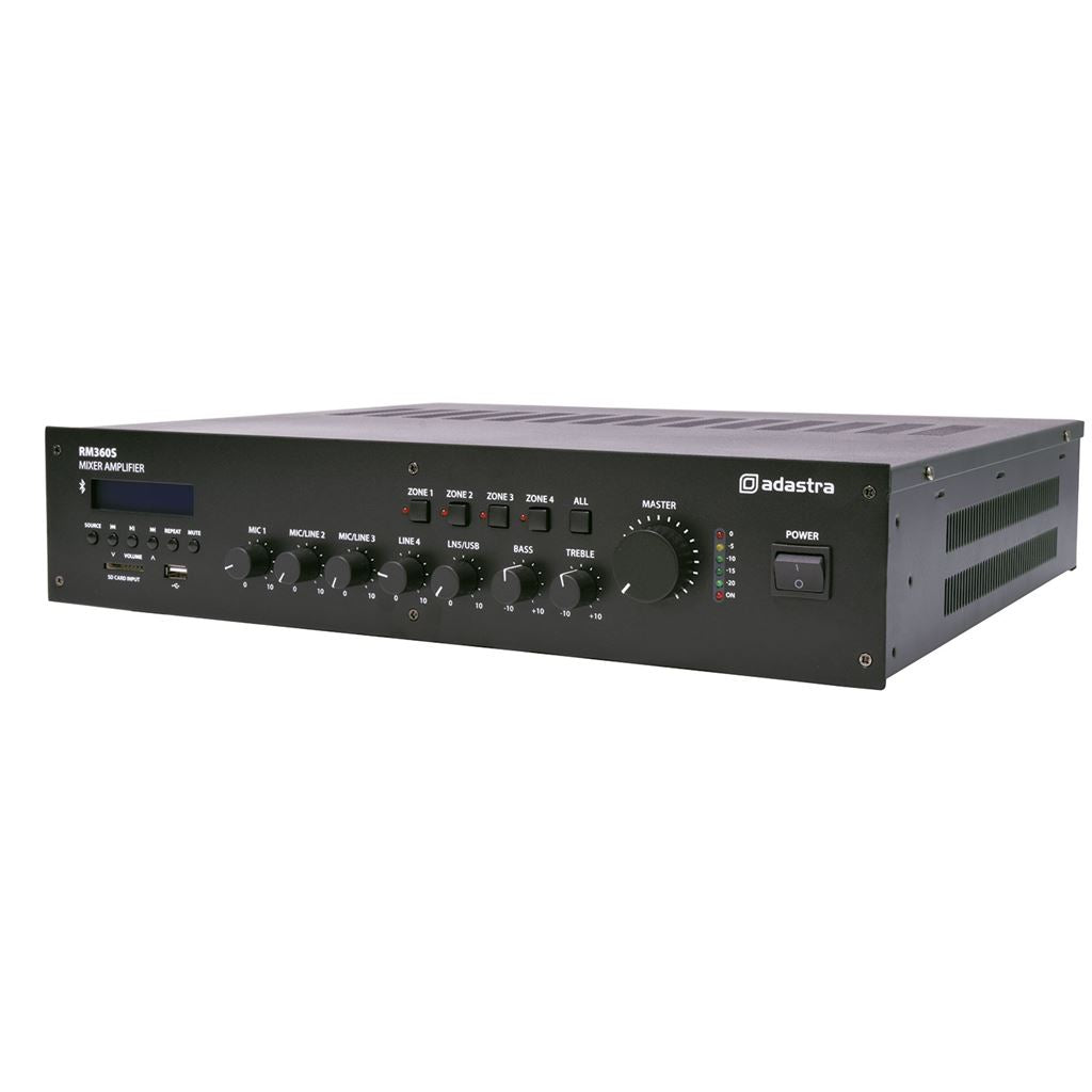 RM series 5-channel 100V mixer amplifier - RM360S Mixer-Amplifier