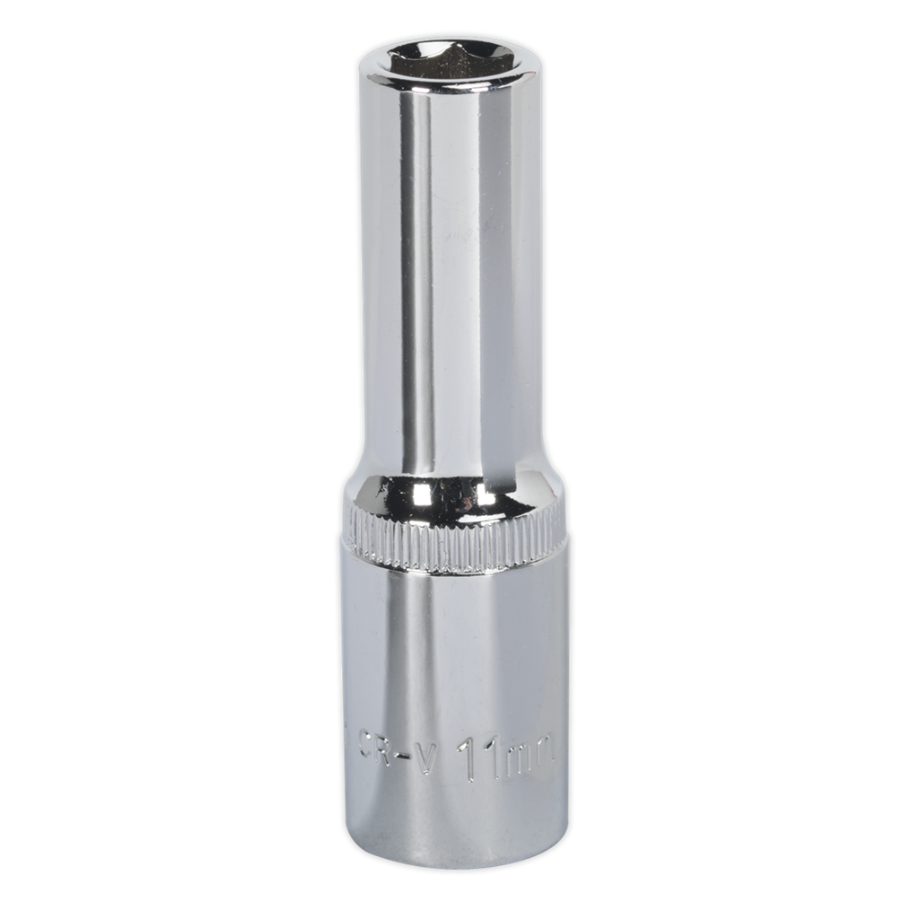 WallDrive&#174; Socket 11mm Deep 1/2"Sq Drive Fully Polished