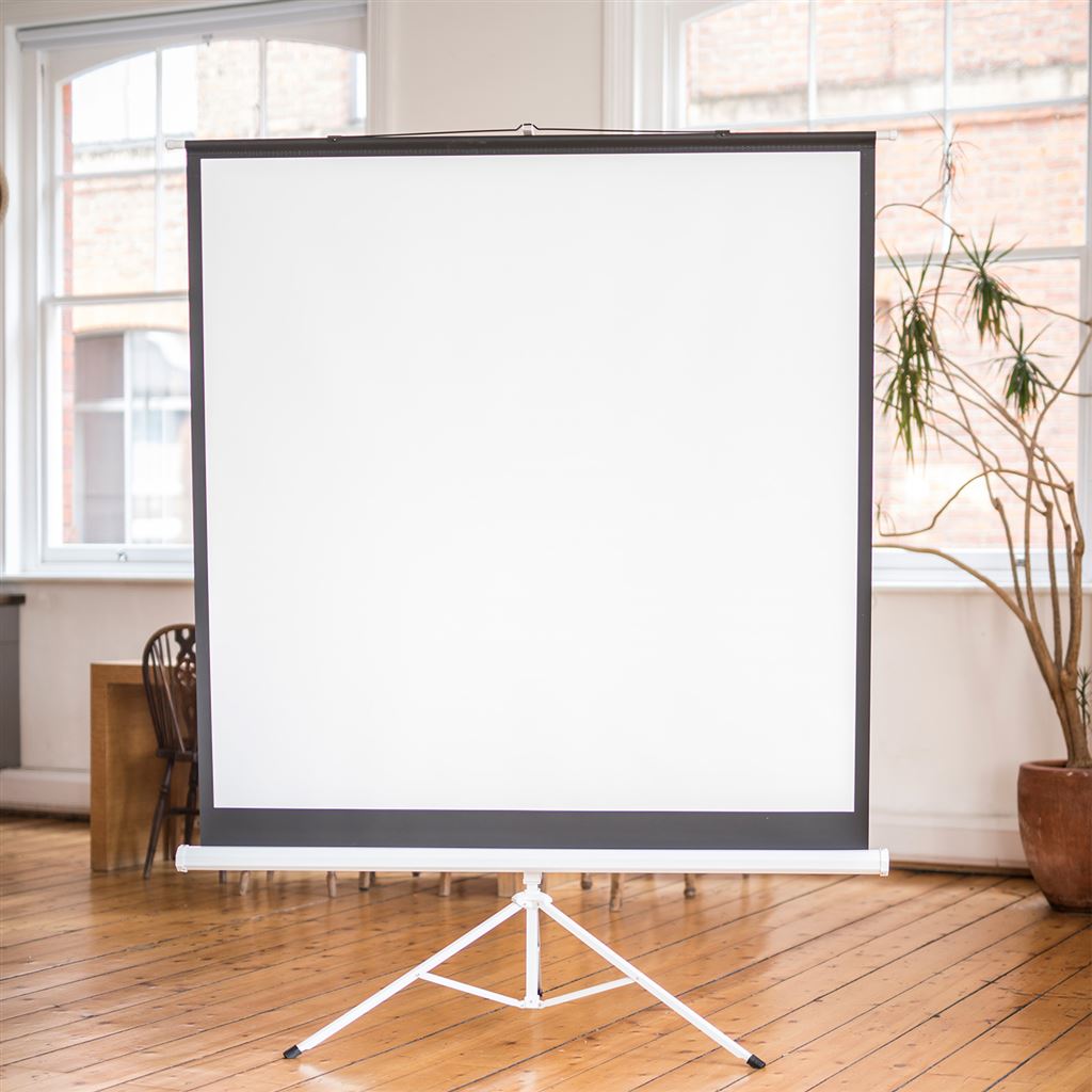 84" Manual Tripod Projector Screen - 100" 4:3 - TPS100-4:3