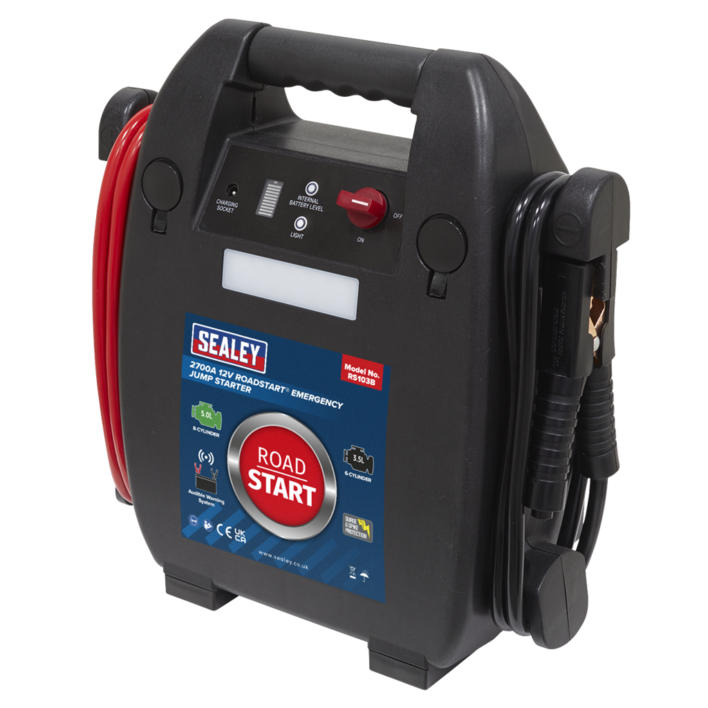 RoadStart&#174; Emergency Jump Starter 12V 5L 8-Cylinder