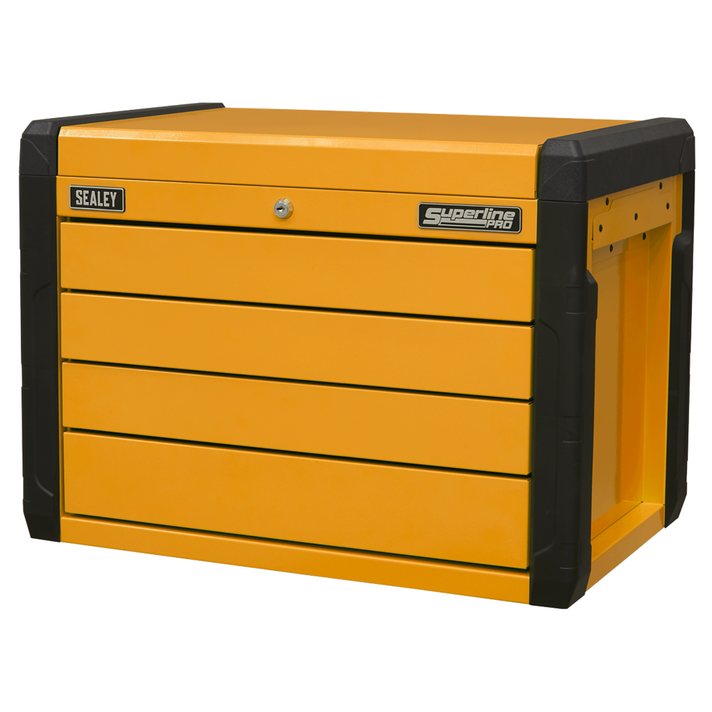 4-Drawer Push-to-Open Topchest with Ball-Bearing Slides - Orange