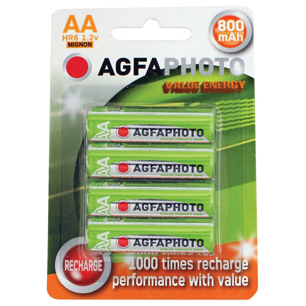 AGFA PHOTO Rechargeable Nimh Battery - Pack of 4