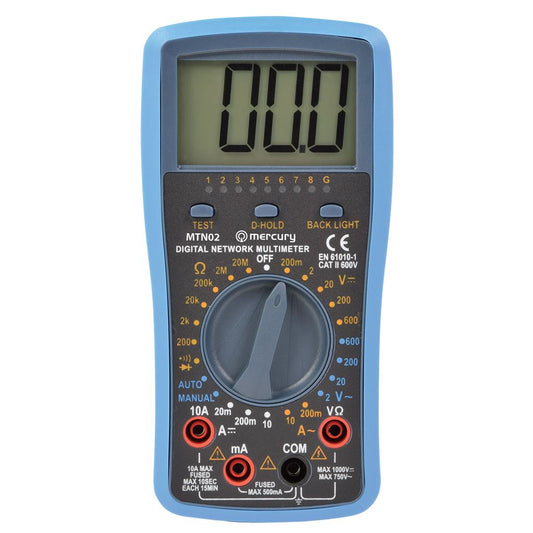 Professional Digital Multimeter with Network and USB Cable Tester - MTN02