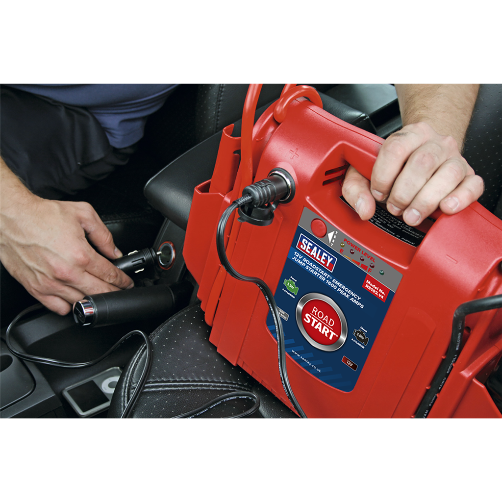 RoadStart&#174; Emergency Jump Starter 12V 1600 Peak Amps