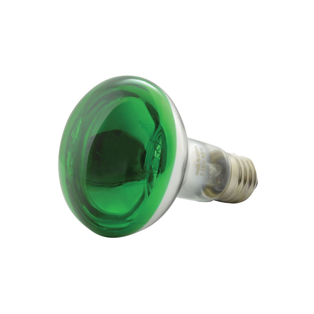 R80 Coloured Reflector Bulbs E27 - Green - R80-G