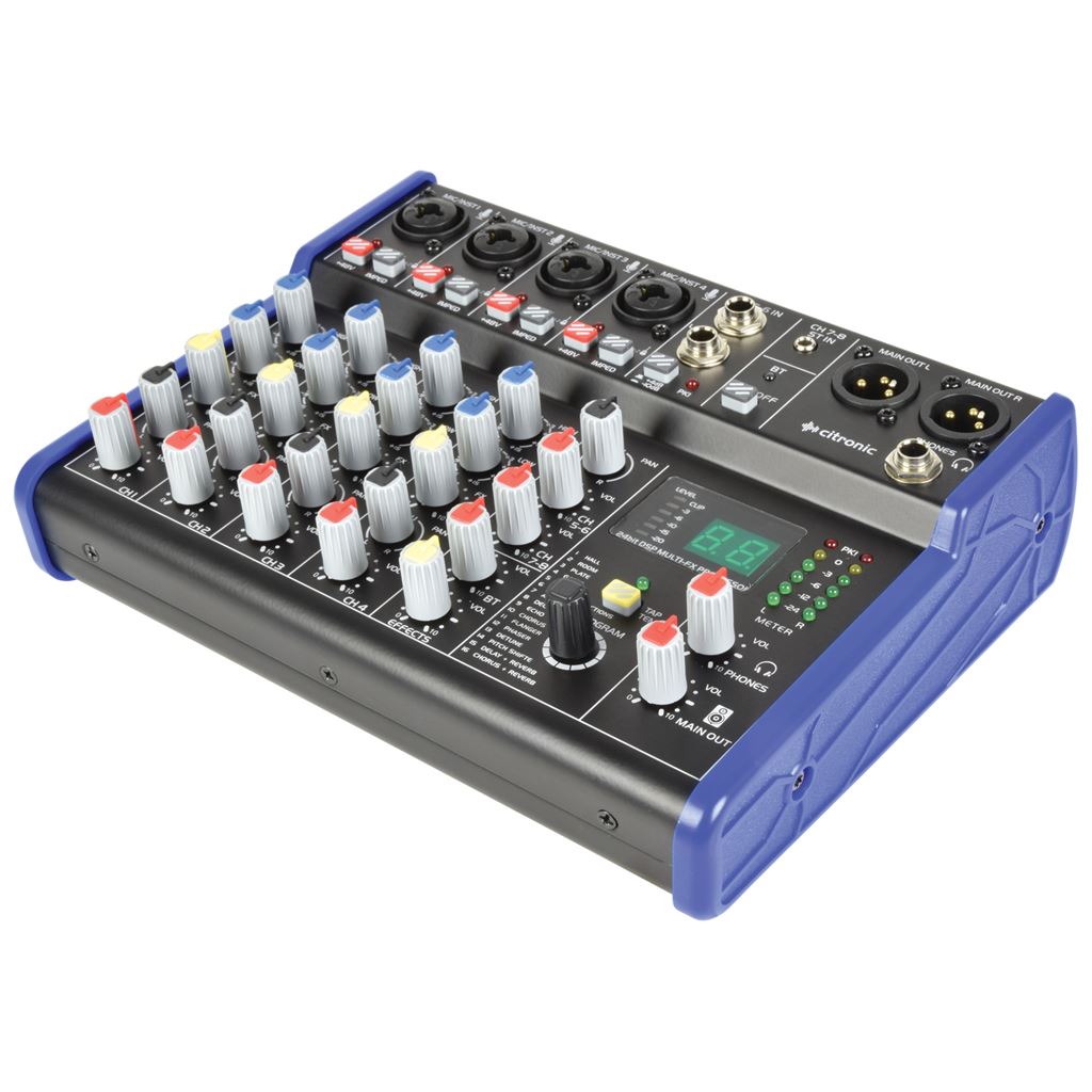 CSD Compact Mixers with BT wireless and DSP Effects - CSD-6 receiver