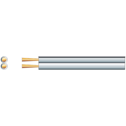 Figure 8 Speaker Wire - Fig8 White/Black Polarity 10m