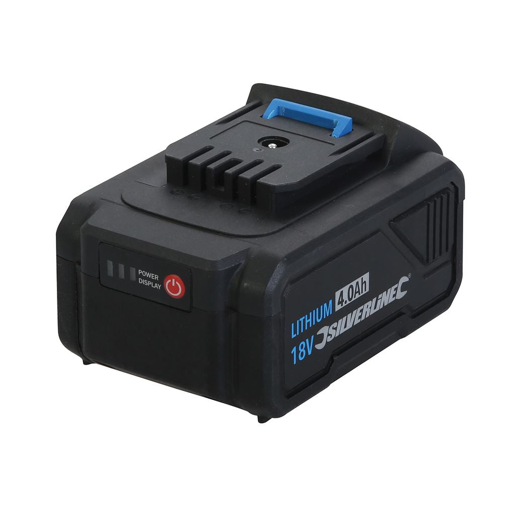 Silverline 18V Li-ion Battery 4.0Ah - 4Ah