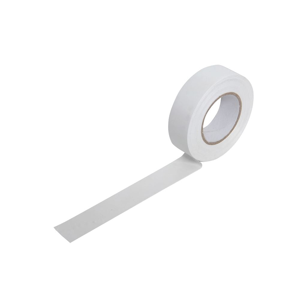 Insulation Tape - 19mm x 20m - PVC20W Electrical tape, 20m, white