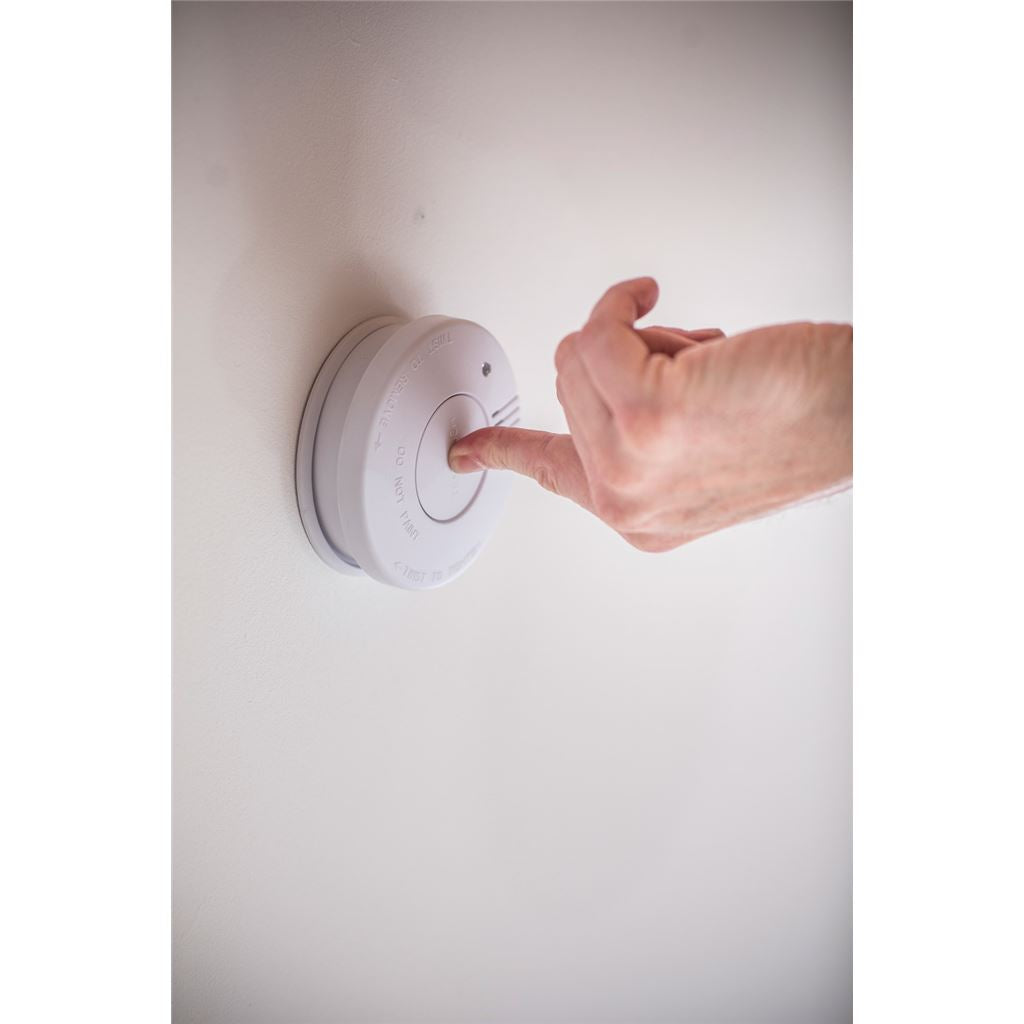 Photoelectric Smoke Detector with Hush Feature - w/hush button - SD102P