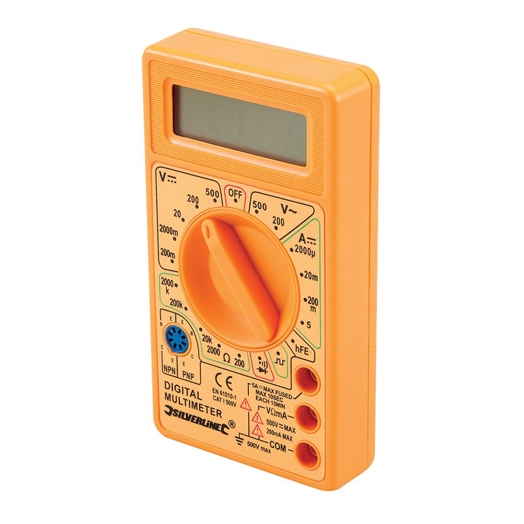 Silverline Digital Multimeter - AC & DC