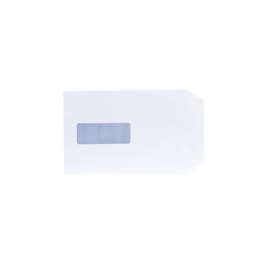 White C5 Peel and Seal Window Envelopes - 100gsm - Box of 500