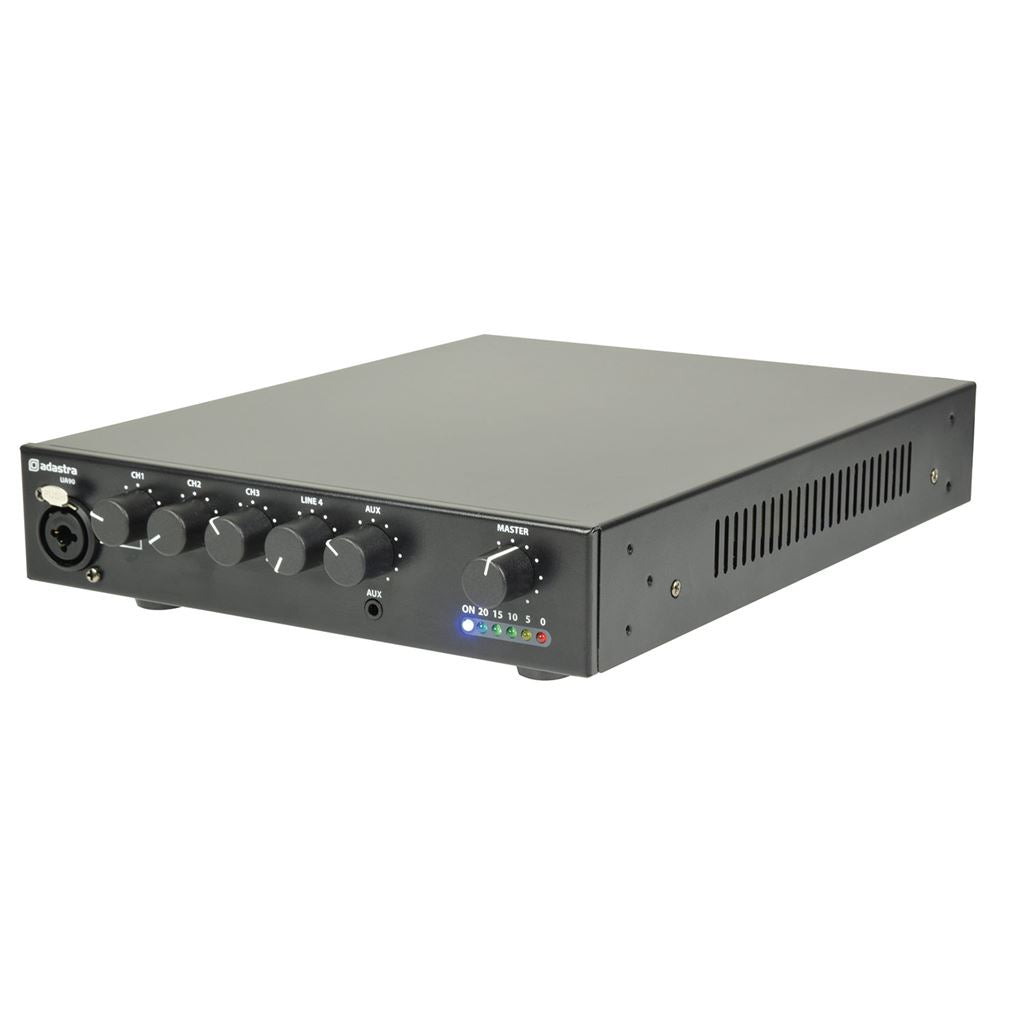 UA Series Compact 100V Mixer-Amplifiers - UA90 5ch MixerAmp