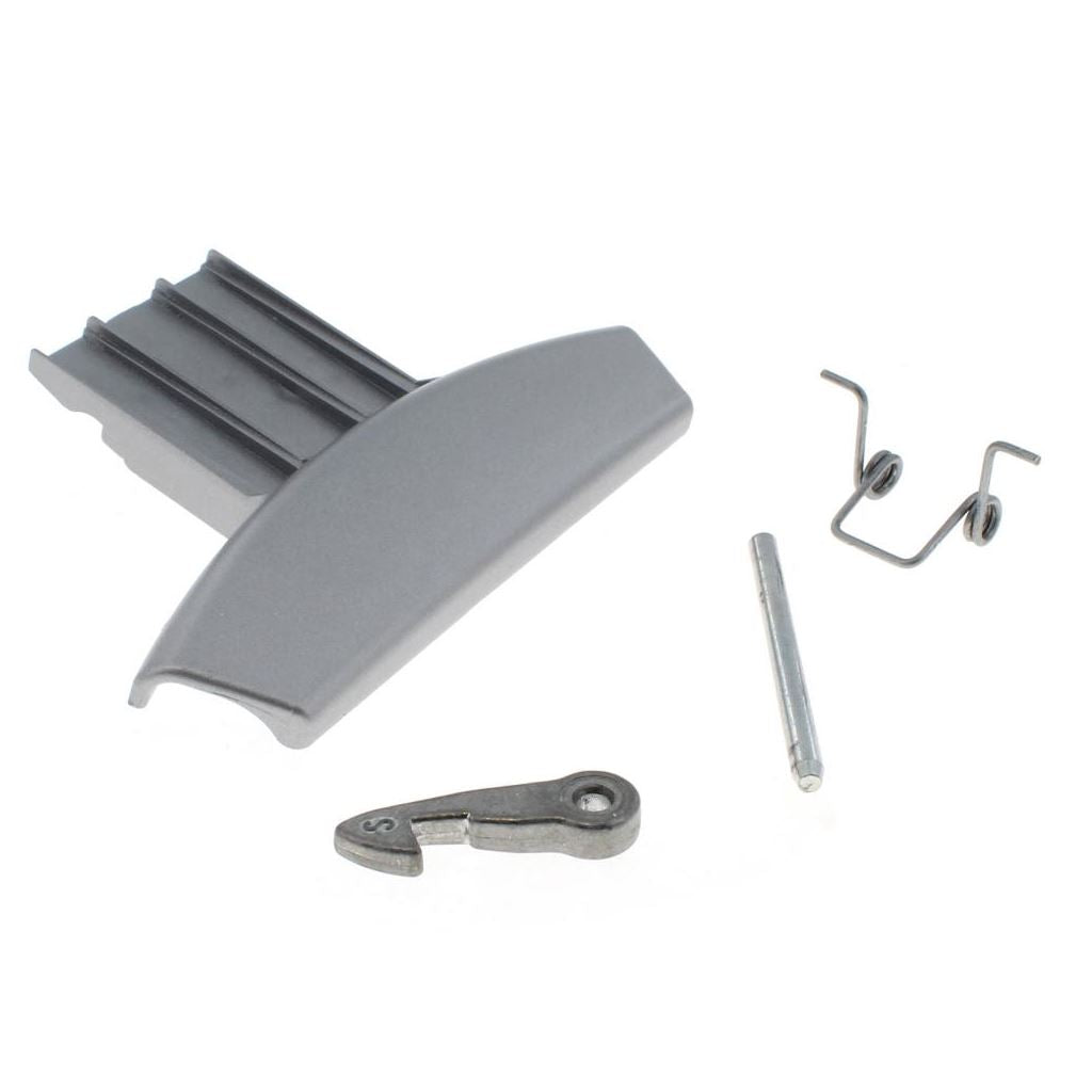 Door Handle Kit - Al Luminium Hot/ari Rad for Hotpoint Washing Machines