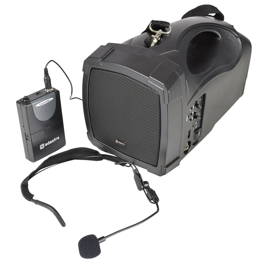 Handheld PA System with Neckband Mic and Bluetooth - H25B Mic, USB, FM &