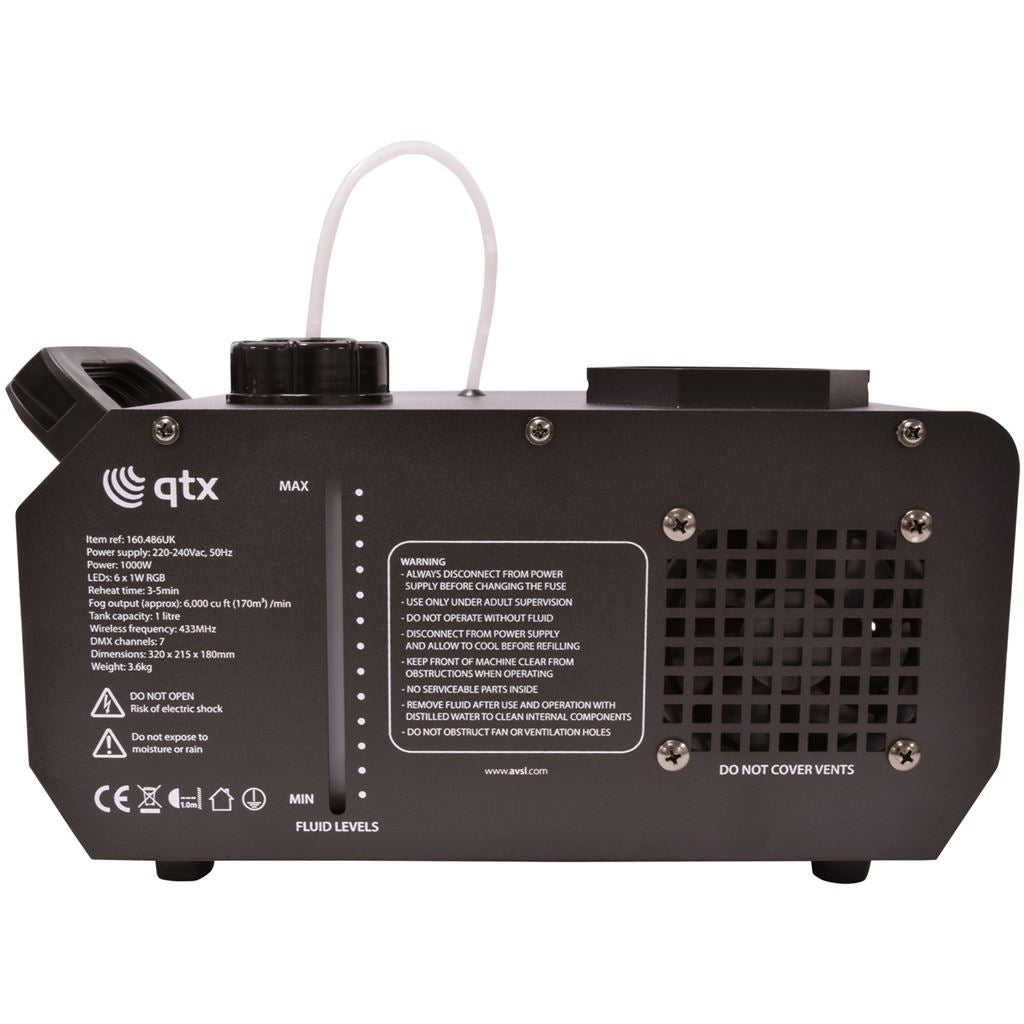 FLARE-1000: Vertical LED Fog Machine 1000W - Fogger