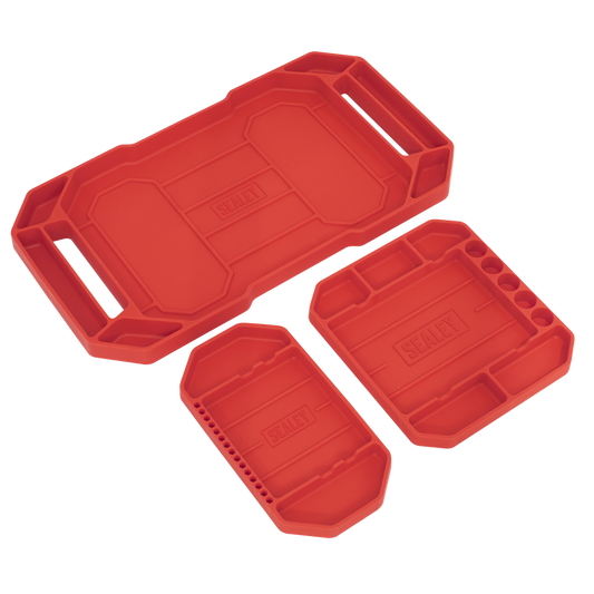Flexible Tool Trays Non-Slip - Pack of 3