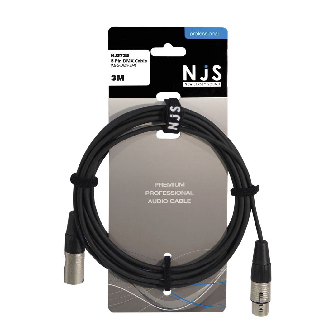 XLR to XLR 5 Pin DMX Cable