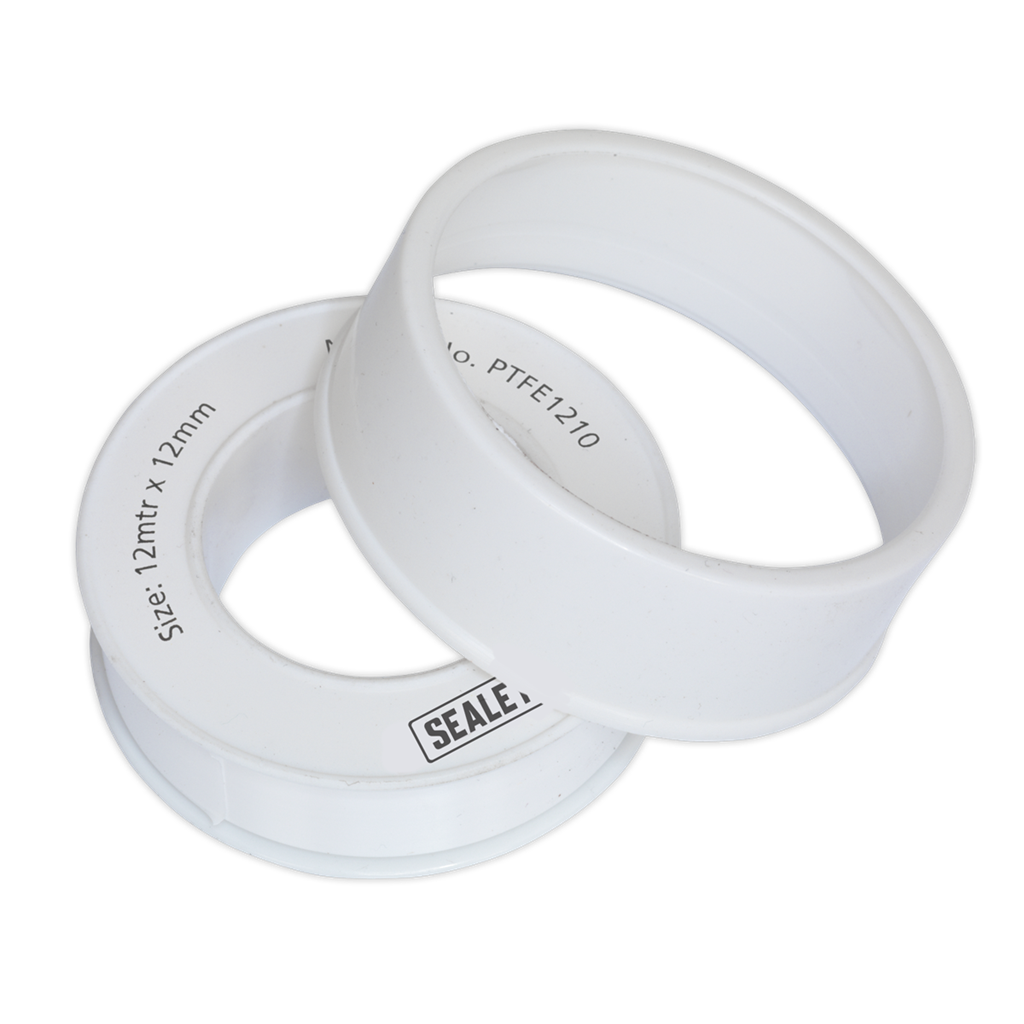 PTFE Thread Sealing Tape 12mm x 12m - Pack of 10