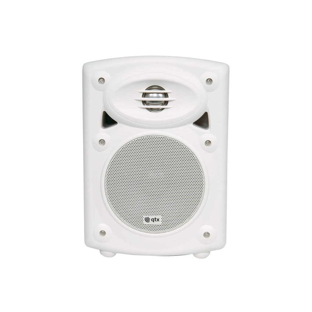 Amplified Stereo Speaker System - QR5W Active ABS Spk 5in White