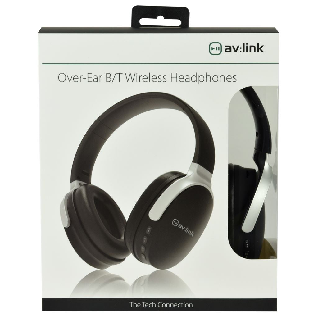 Over-Ear Wireless Bluetooth Headphones - Black - WBH-40 BLK