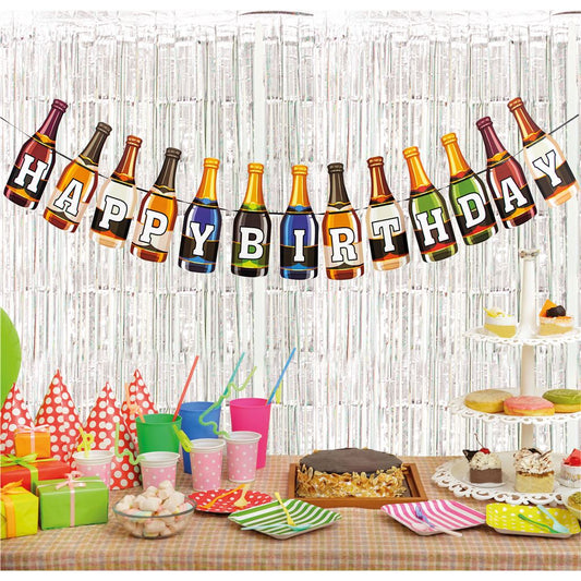 Birthday Bunting - Beer Bottles