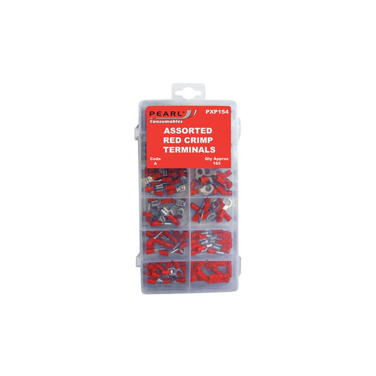 Wiring Connectors - Red - Pre-Insulated Assorted - Pack of 165