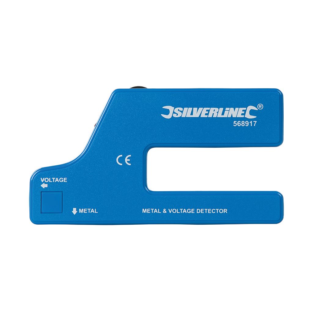 Silverline Metal & Voltage Detector - 1 x 9V (PP3)