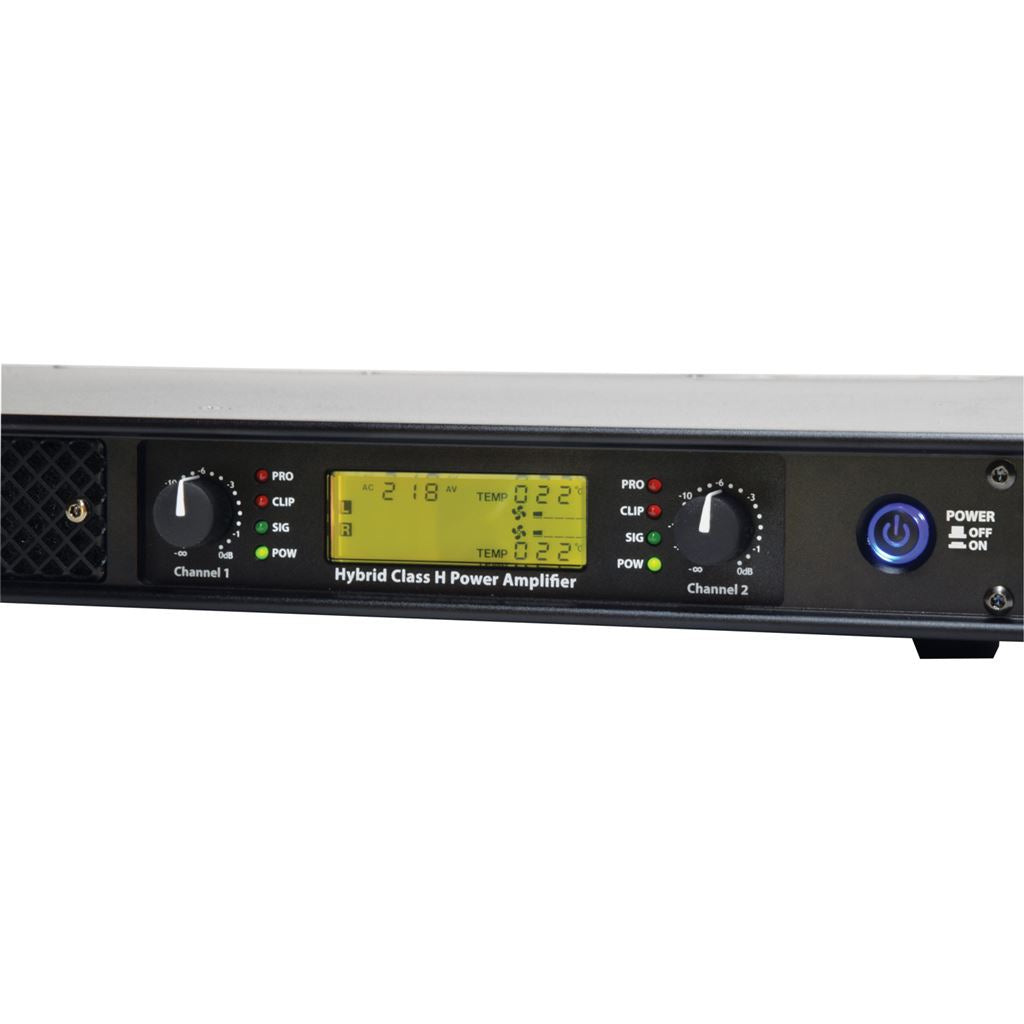 Hybrid Class-H Power Amplifiers - H2400 2x900W @ 4ohm