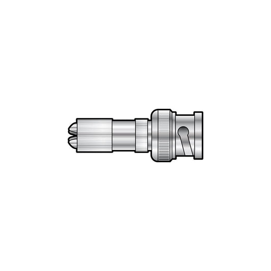 Quick Fit BNC Plug - High Quality Plug, Gold Contact, Screw termination, For 6.5mm&#216; cables