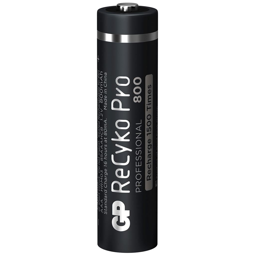 GP Recyko+ Pro NiMH Rechargeable Batteries - AAA (Card of 4)