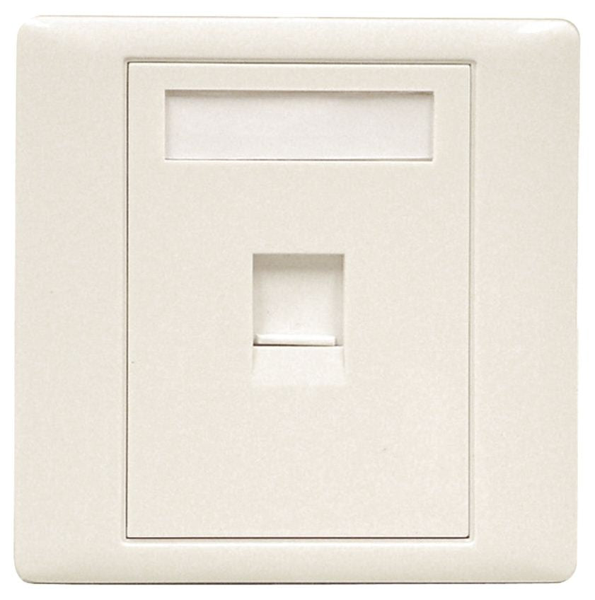 RJ45 Shuttered Outlet Plate With Screws