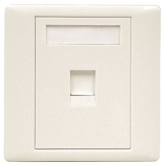 RJ45 Shuttered Outlet Plate With Screws