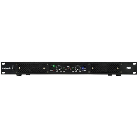 D-Series Class-D Power Amplifiers - D600 2 x 300Wrms