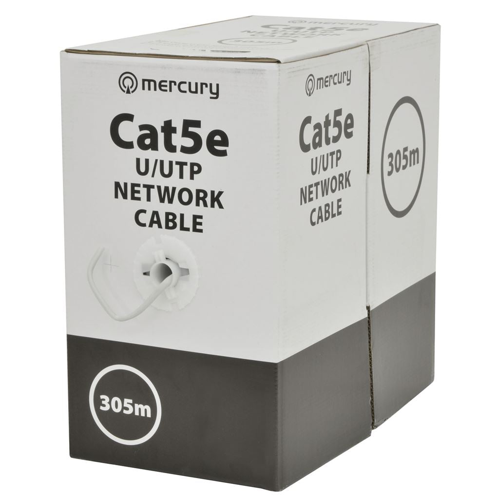 Cat5e U/UTP Outdoor Gel Filled Network Cable - LDPE 305m Black