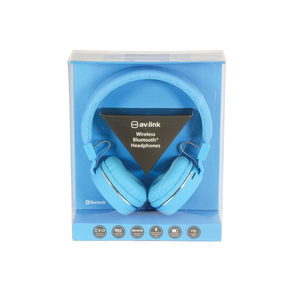 Wireless Bluetooth Headphones - PBH10-BLU