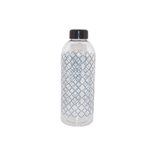 Geo Print Sports Drink Bottle 1 Litre Blue