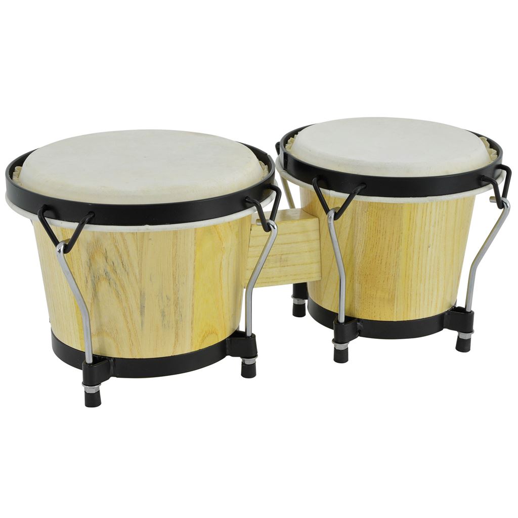 Bongos 6.5" + 7.5" with Carry Bag - Natural inc - BG67-NT