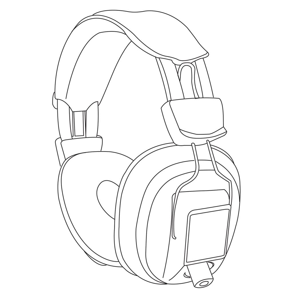 Mono/Stereo Headphones with Volume Control - MSH40