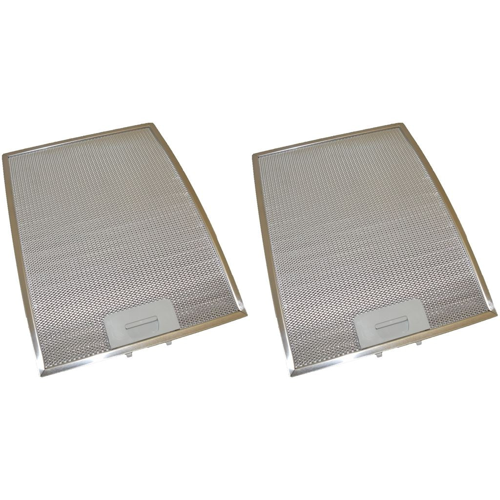 2 x Universal Cooker Hood Metal Grease Filter 280mm x 370mm