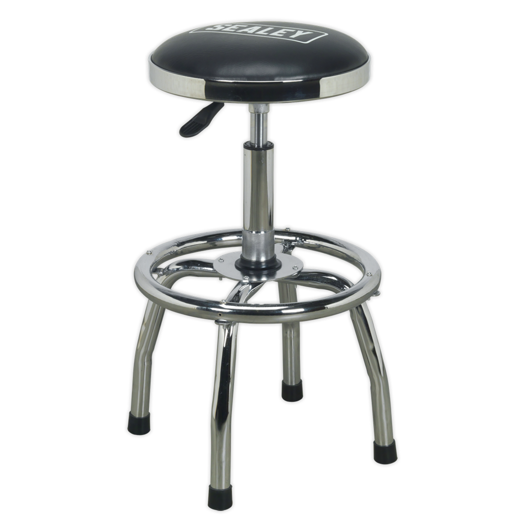 Workshop Stool Heavy-Duty Pneumatic with Adjustable Height Swivel Seat