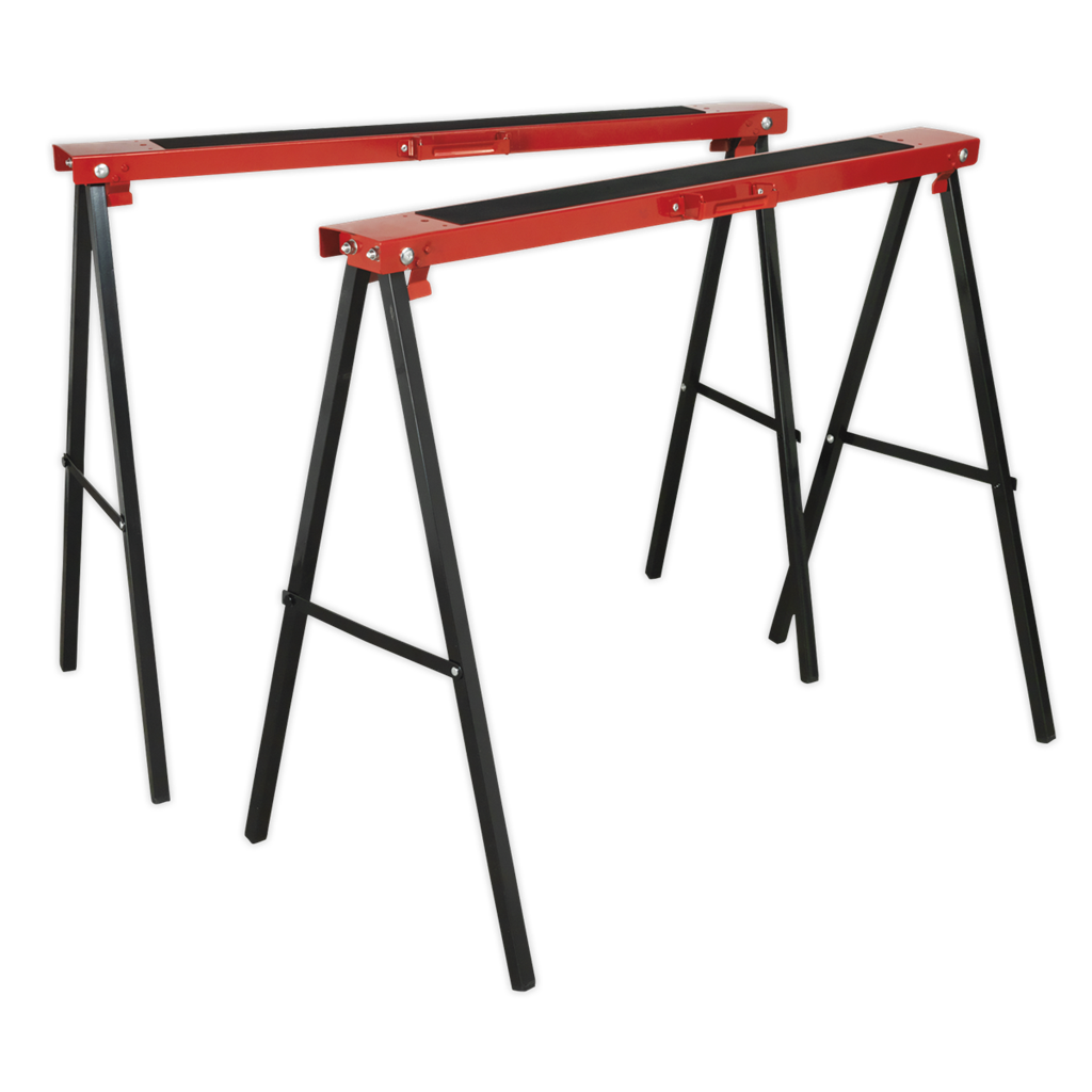 Fold Down Trestles Pair 100kg Capacity per Trestle