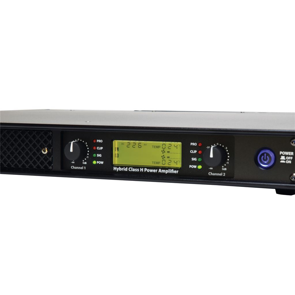 Hybrid Class-H Power Amplifiers - H1600 2x650W @ 4ohm