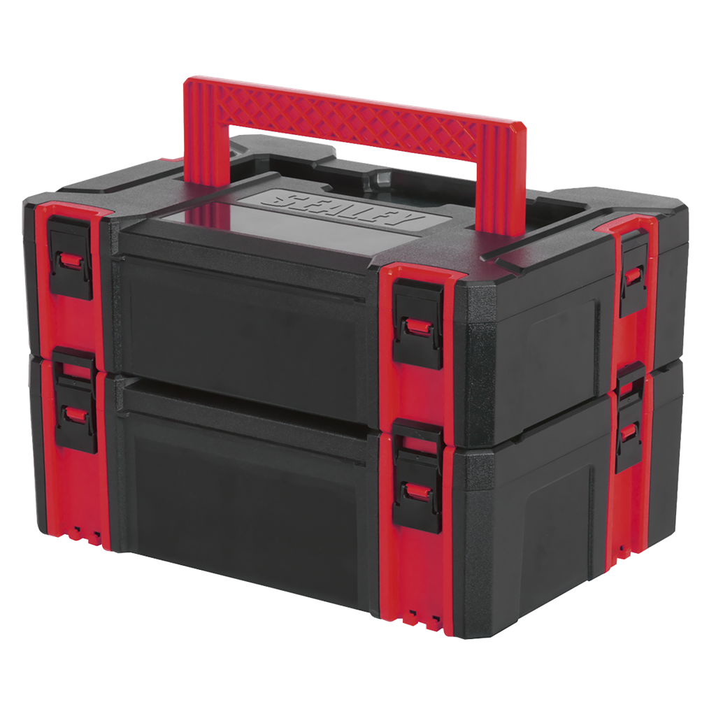 ABS Stackable Click Together Toolbox - Small