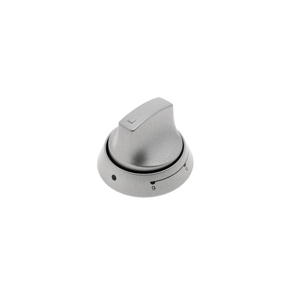 Knob 6 Heat Silver for Hotpoint Cookers and Ovens