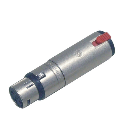 Neutrik NA3FJ 3 Pin XLR Female to 6.35mm Stereo Locking Jack Socket Adaptor