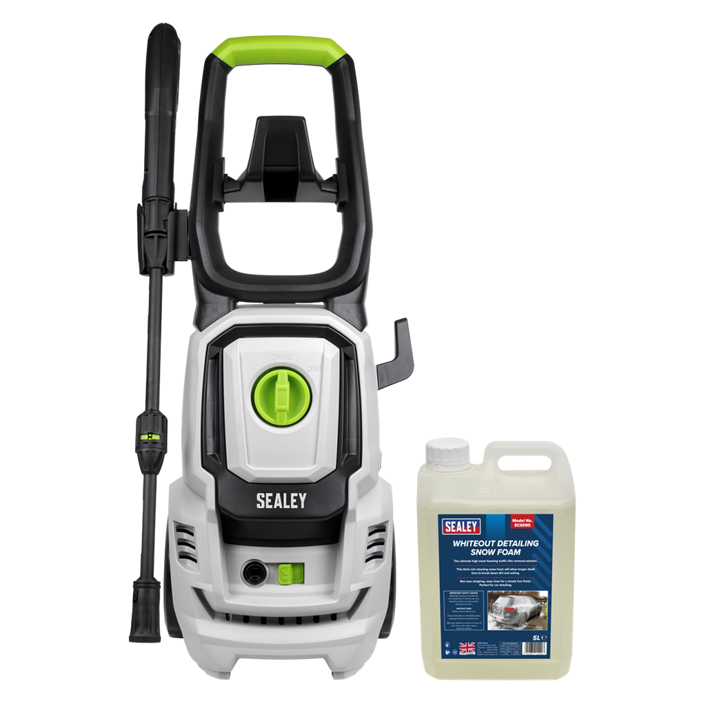 Pressure Washer 130bar 420L/hr with Snow Foam