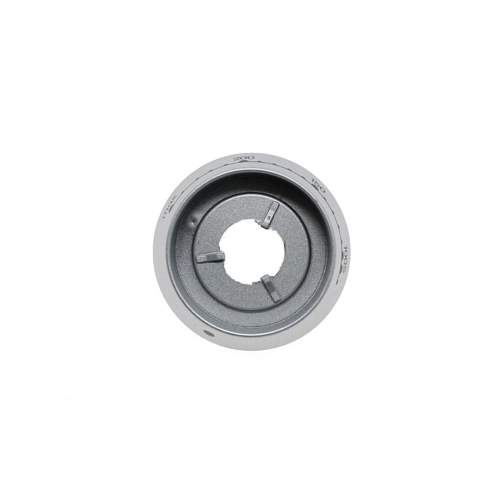 Knob Bezel Main Oven Silver for Hotpoint Cookers and Ovens