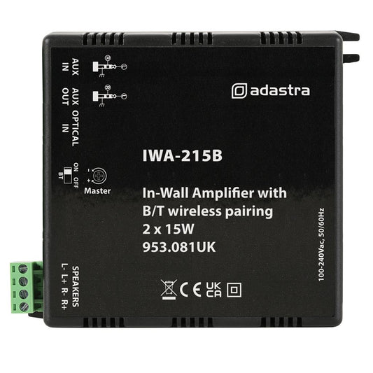 IWA In-Wall Amplifiers with Bluetooth - IWA215B 2 x 15W