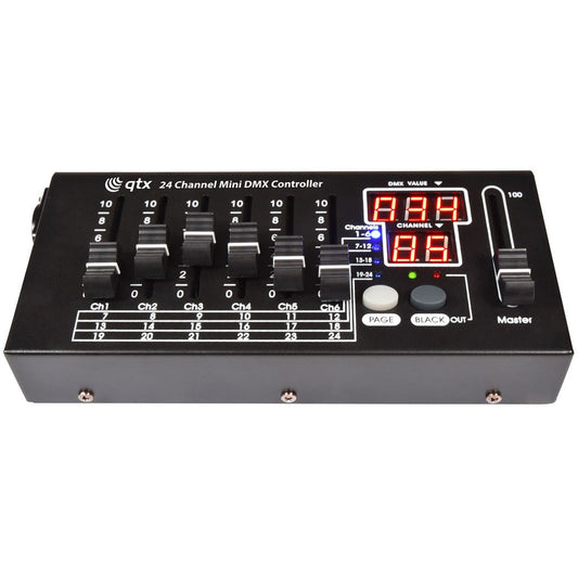 24 Channel Mini DMX Controller - MDMX-24